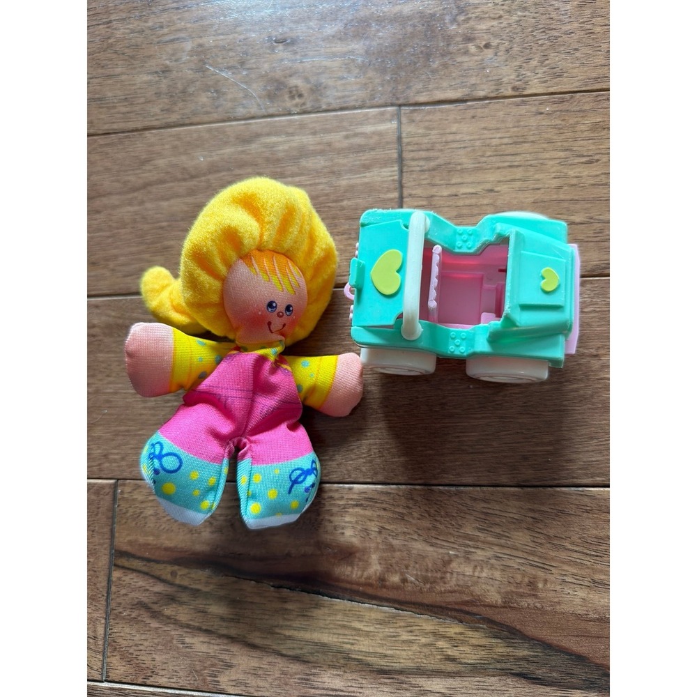 Fisher-Price Smooshees Cuddlers Mary And Jeep  LN 7791